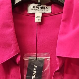 Express Women's Vibrant Pink Blouse